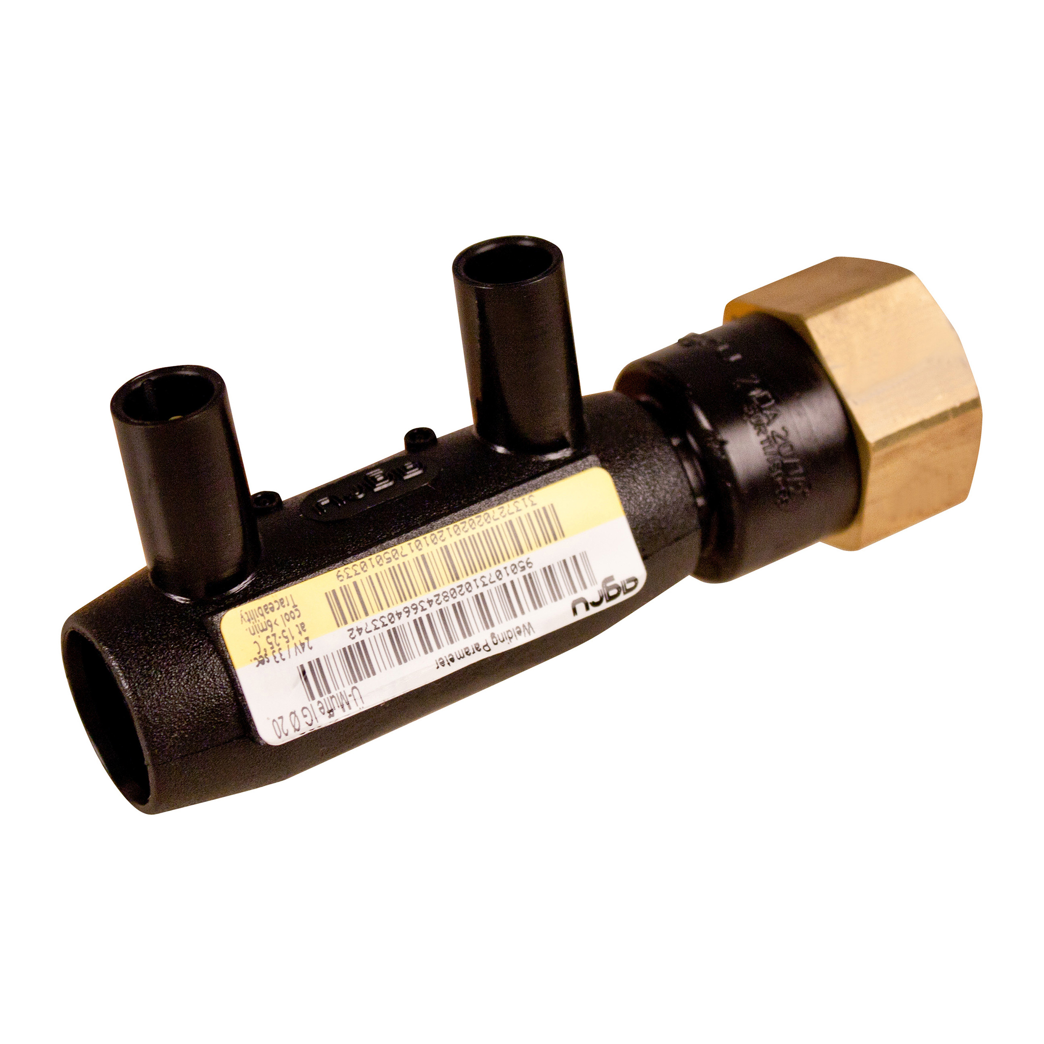 MyVink Agruline PE100RC / Brass Black Adaptor coupling with brass
