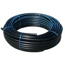 HDPE Pipes on coil with blue line