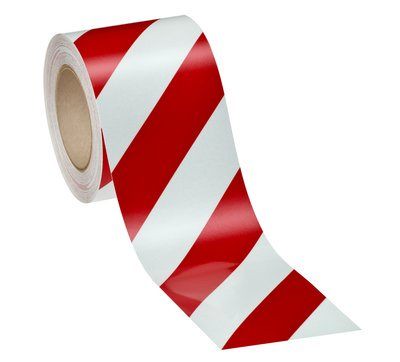 3M Scotchlite 13057 13057 L Red/White Reflecterend 100 mm x 25,00 m