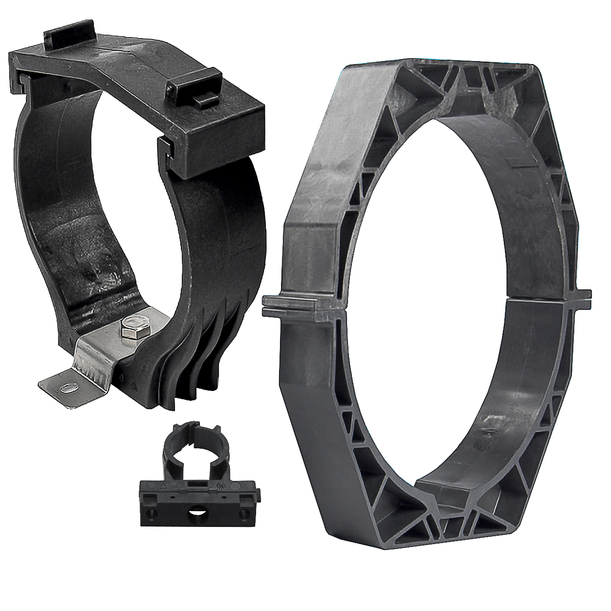 Plastic pipe clamps (Agru)